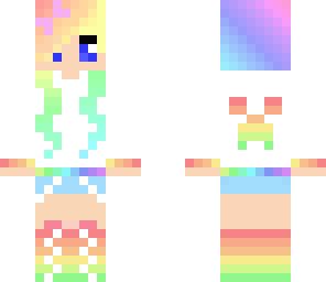 rainbow girl