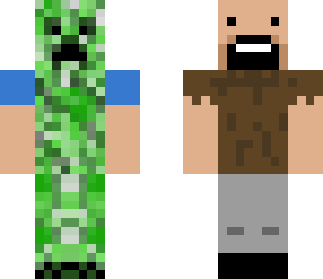 part notch part creeper part steve part herobrine2