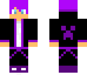 purple creepy boy