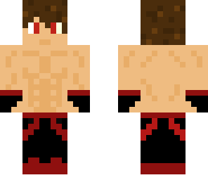 muscle man red