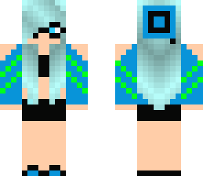 edited nerd blue  hair