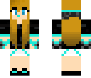 blue gamer girl