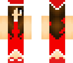 improved christmas girl skin