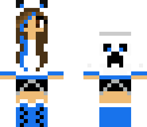 blue creeper girl