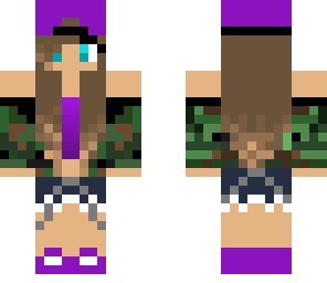 hip hop girl with ombre and blue eyes