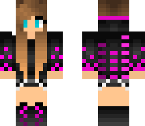 music girl in purple