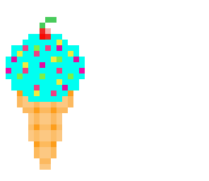 blue icecream
