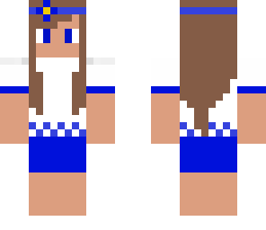 chica azul