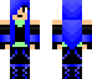 blue girl