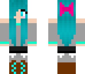 cute girl with a bow