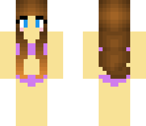 purple bikini girl