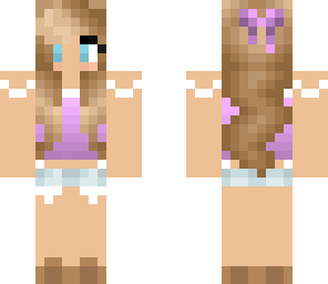cute purple girl