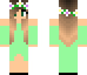 edit of a flower girl