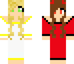 little edit of half evil half angel