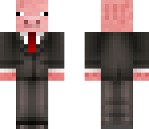 pig in a suit