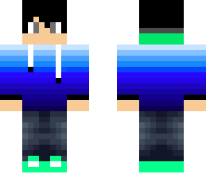 gradient blue hoodie