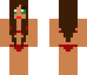 bathing suit red