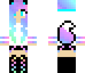 rainbow fox girl