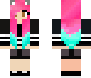 pink-cyan girl