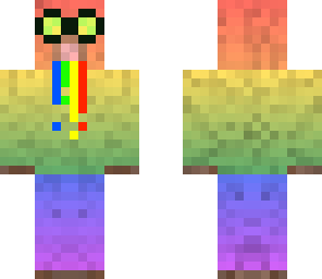 rainbow nerd party sheep