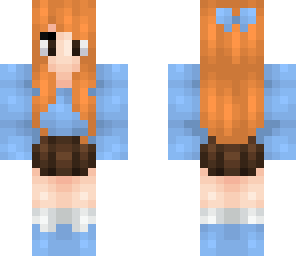 pretty blue girl