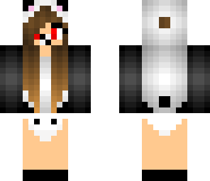 baby panda and vampier girl