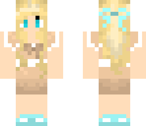 cute blue blonde girl