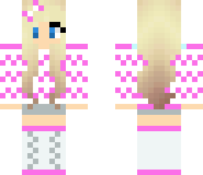 pink winter sweater