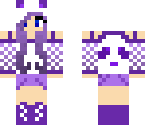 purple panda girl