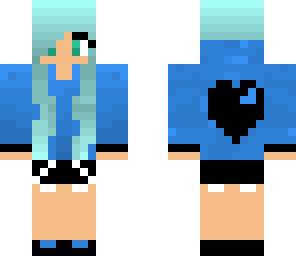 blue girl