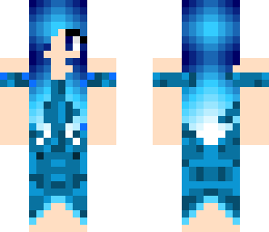 blue gown girl