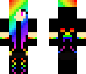 rainbow creeper girl