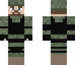 modern soldier with helmet