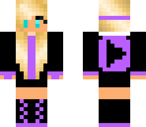 lavender youtuber girl