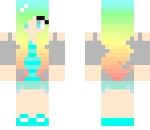 awesome rainbow girl