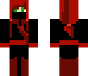 ninja girl - red
