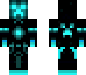 neon blue creeper