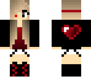 heart cat girl