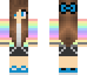 pastel rainbow girl xd