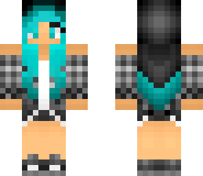 super awesome blue hair girl