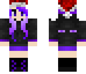 christmas enderman girl