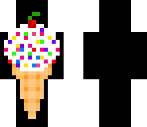 white birthday cake ice-cream