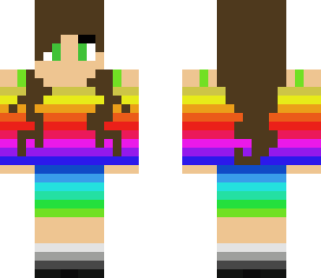 rainbow girl