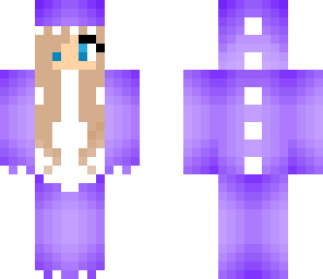 purple blonde dino girl