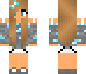 diamond girl with blue eyes