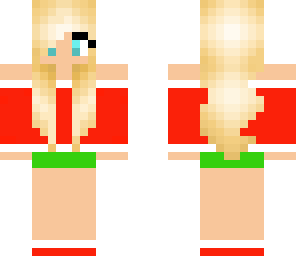 cute christmas blonde girl