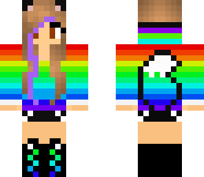 rainbow fox girl