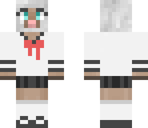 school girl sheep