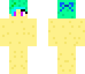 bluegreen skin-hair base