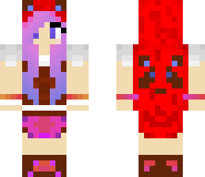 red riding hood with purple